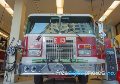 San Francisco Fire Department Stock Photo