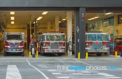 San Francisco Fire Department Stock Photo