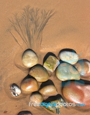 Sand Sculpture Stock Photo