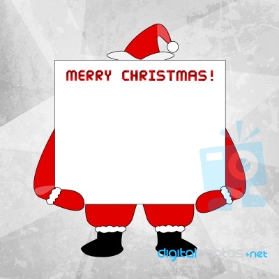 Santa Claus Card2 Stock Image