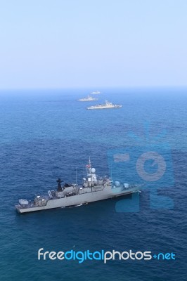 Sattaheep, Thailand - March 26:royal Thai Navy Participates In T… Stock Photo