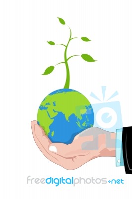 Save Earth Stock Image