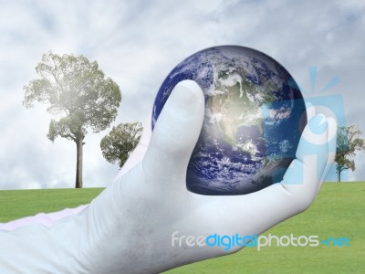 Save The World Concept Stock Photo