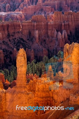 Scenic View Of Bryce Canyon Stock Photo