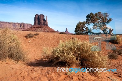 Scenic View Of Monument Valley Utah Usa Stock Photo Scenic View Of Monument Valley Utah Usa Stock Photo