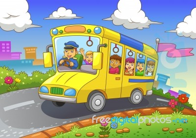 School Bus Stock Image