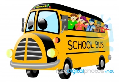 School Bus Stock Image