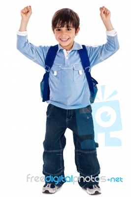 Schoolboy Stock Photo