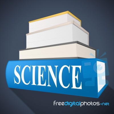 Science Book Means Chemistry Formulas And Chemist Stock Image