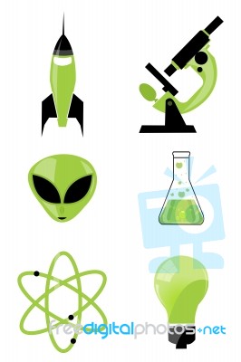 Scientific Icon Stock Image