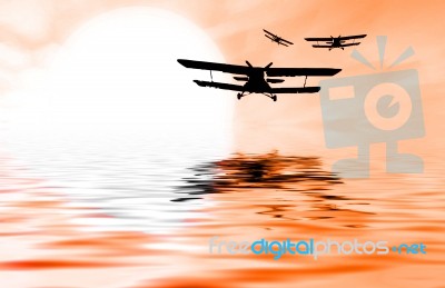 Sea Airplane Stock Image