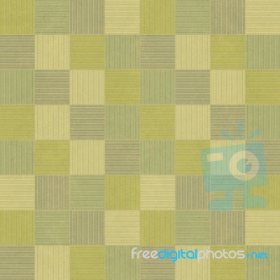 Seamless Green Geometric Pattern Stock Image