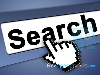 Search And Mouse Pointer Stock Image