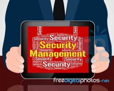 Security Management Indicates Head Unauthorized And Administrati… Stock Image