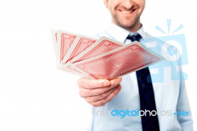 See My Deck Of Cards Stock Photo