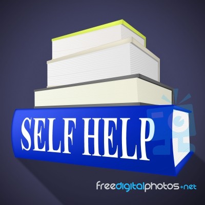 Self Help Book Represents Info Information And Counselling Stock Image Self Help Book Represents Info Information And Counselling Stock Image