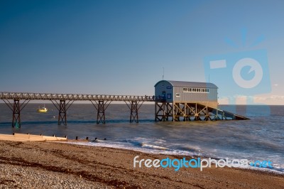 Selsey Bill Lifeboat Station Stock Photo