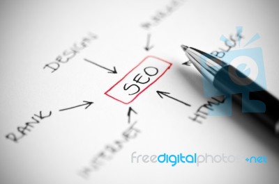 Seo Concept Stock Photo