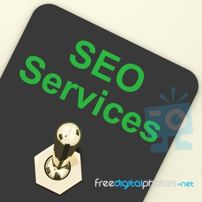 Seo Services Switch Stock Image Seo Services Switch Stock Image