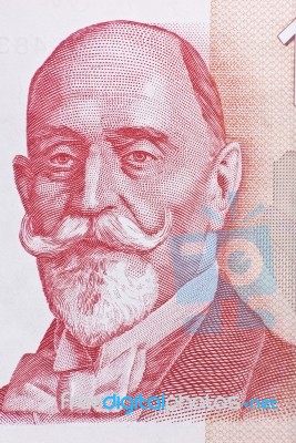 Serbian Money - Thousand Dinars Stock Photo