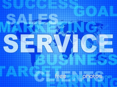 Service Words Means Support Information And Knowledge Stock Image Service Words Means Support Information And Knowledge Stock Image
