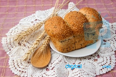 Sesame Bread Stock Photo
