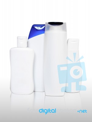Set Of Cosmetics Isolated Stock Photo