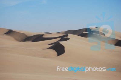 Shadow Dunes Stock Photo