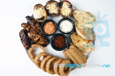 Sharing Platter Stock Photo