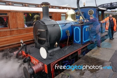 Sheffield Park, East Sussex/uk - September 8 : Bluebell Steam En… Stock Photo