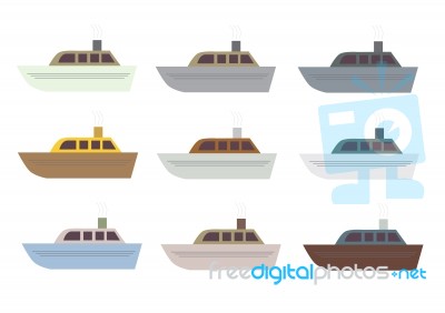 Ship Set Stock Image