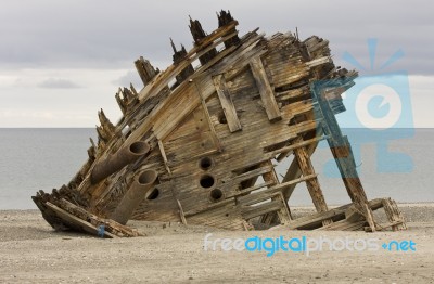 Ship Wreck Stock Photo