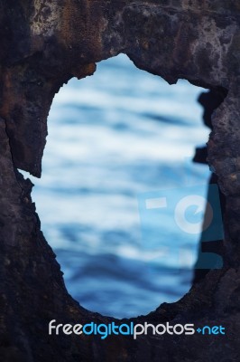 Shipwreck Of Hmqs Gayundah Stock Photo