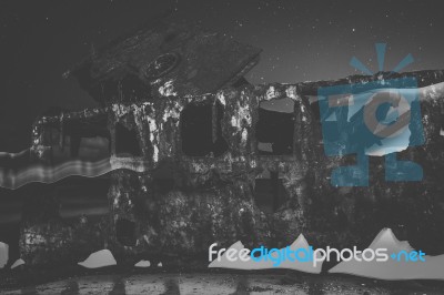 Shipwreck Of Hmqs Gayundah Stock Photo