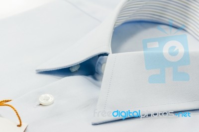 Shirt Collar Stock Photo