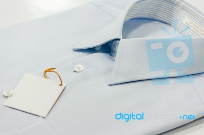 Shirt Collar Stock Photo