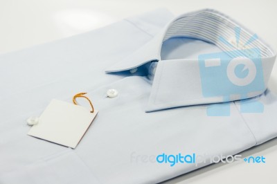 Shirt Collar Stock Photo
