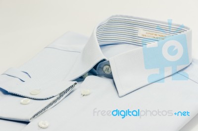 Shirt Collar Stock Photo