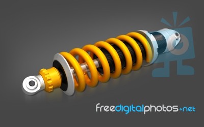 Shock Absorber Stock Photo