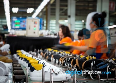 Shoemaker Factory Stock Photo
