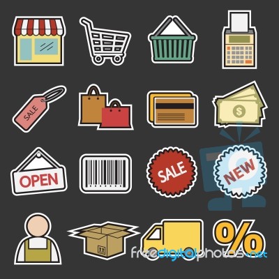 Shopping Icon Stock Image
