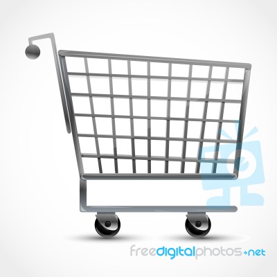Shopping Trolley Stock Image