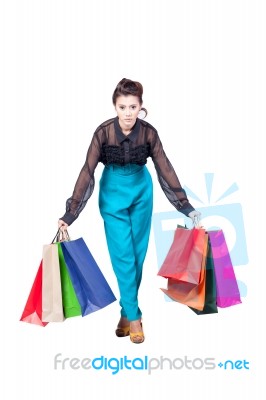 Shopping Woman Stock Photo