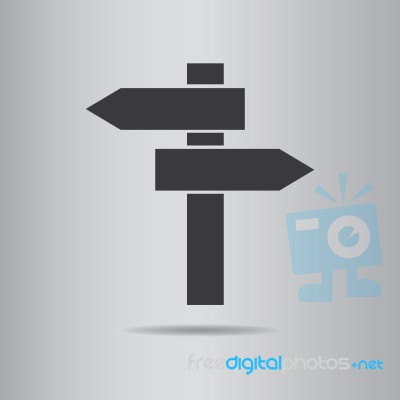 Signposts Illustration Stock Image Signposts Illustration Stock Image
