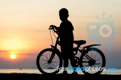 Silhouette Boy Stock Photo Silhouette Boy Stock Photo
