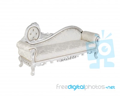 Silver Sofa Stock Photo Silver Sofa Stock Photo