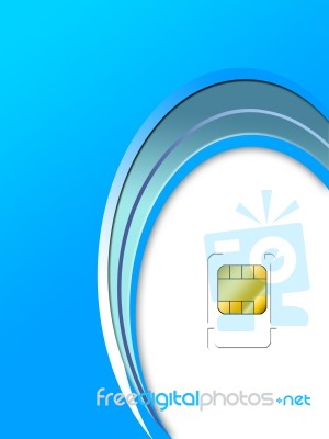 Sim Card Stock Image