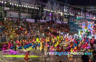 Singapore - February 3 : Chingay Festival 2012 In Singapore On F… Stock Photo