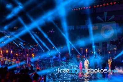 Singapore - February 3 : Chingay Festival 2012 In Singapore On F… Stock Photo