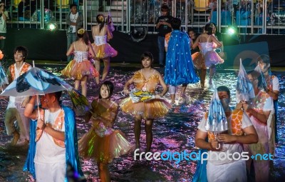 Singapore - February 3 : Chingay Festival 2012 In Singapore On F… Stock Photo